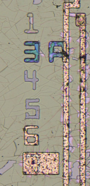 TMS0602 Die Detail