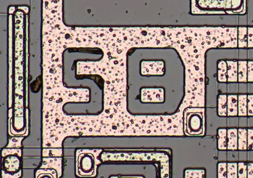 MC14007 Die Detail