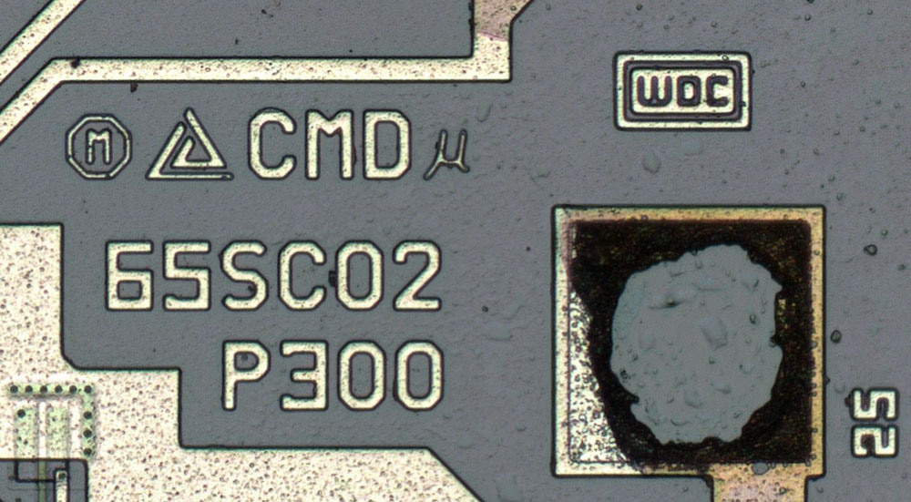 CMD G65SC02 Die Detail