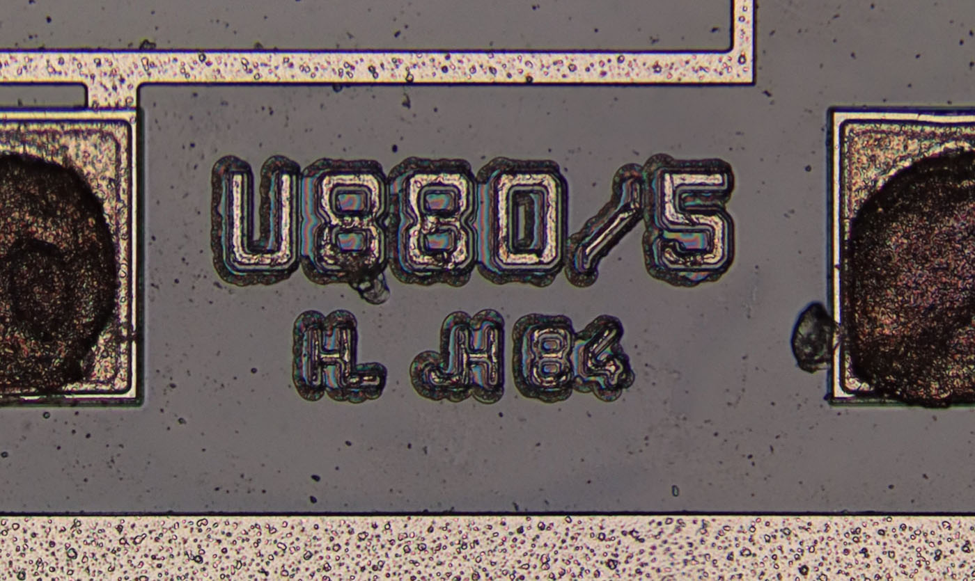 U880 Die Detail