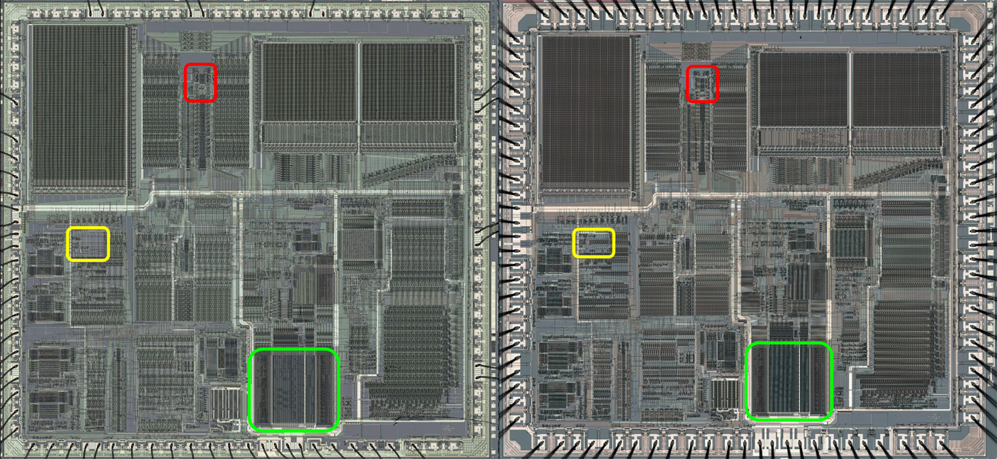 XSP56001 Die Vergleich
