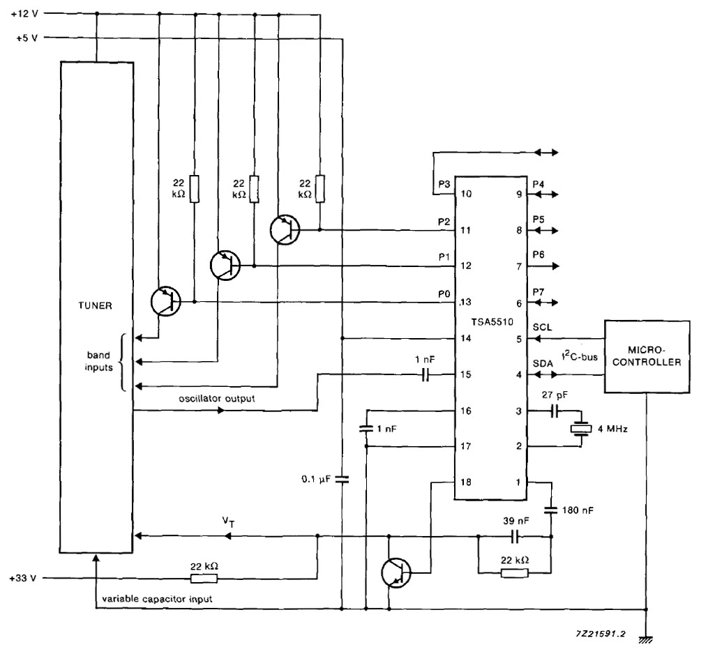 TSA5510 Datenblatt Applikation