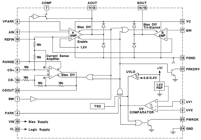 Datenblattausschnitt