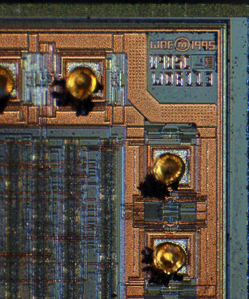 WD WD61C13A Gatearray Die Detail