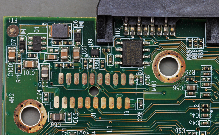 WD RED 3TB Platine Korrosion