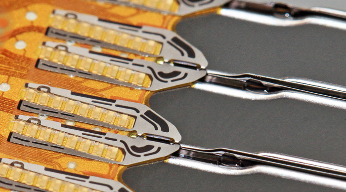 WD RED 3TB Schreib-Lesekopf Detail