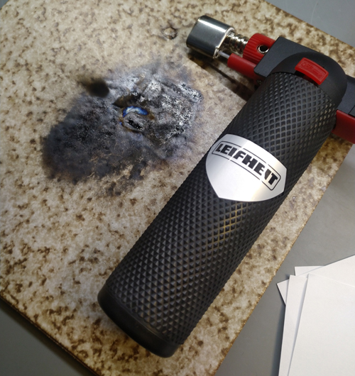 Decapping Epoxidgehäuse Gasbrenner