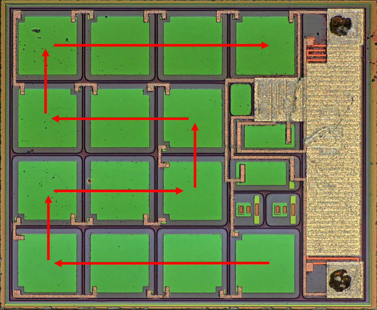 AD6C111 Steuerschaltkreis Die Analyse