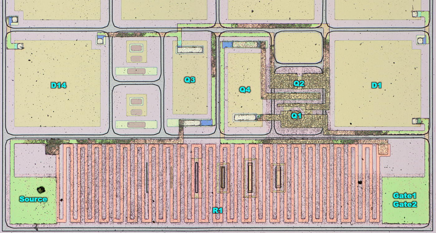 AD6C111 Steuerschaltkreis Die Analyse