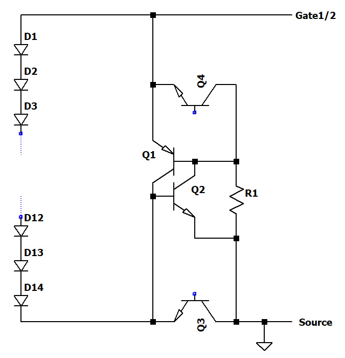 AD6C111 Steuerschaltkreis Schaltung