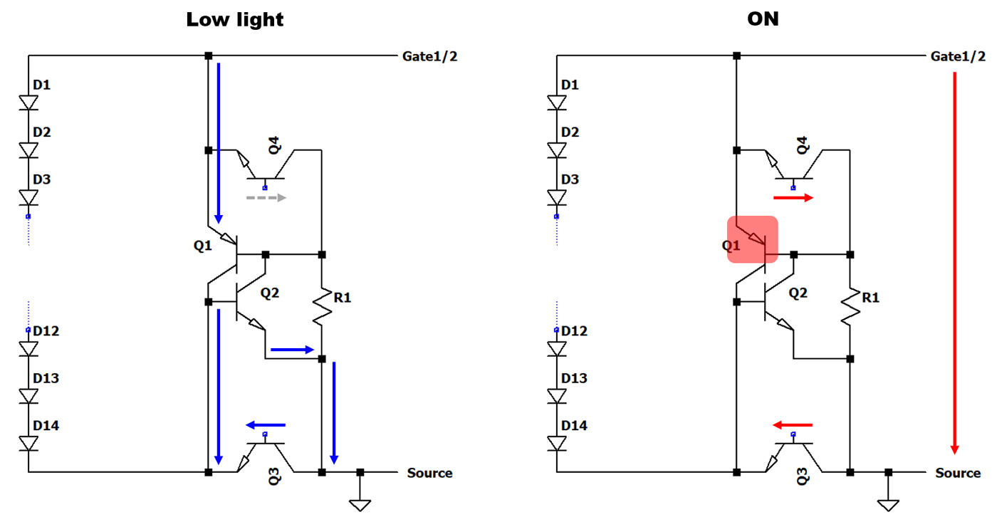 AD6C111 Steuerschaltkreis Schaltung Verhalten