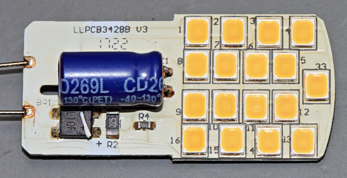 OSRAM G9 3,8W Platine LLPCB3428B V3