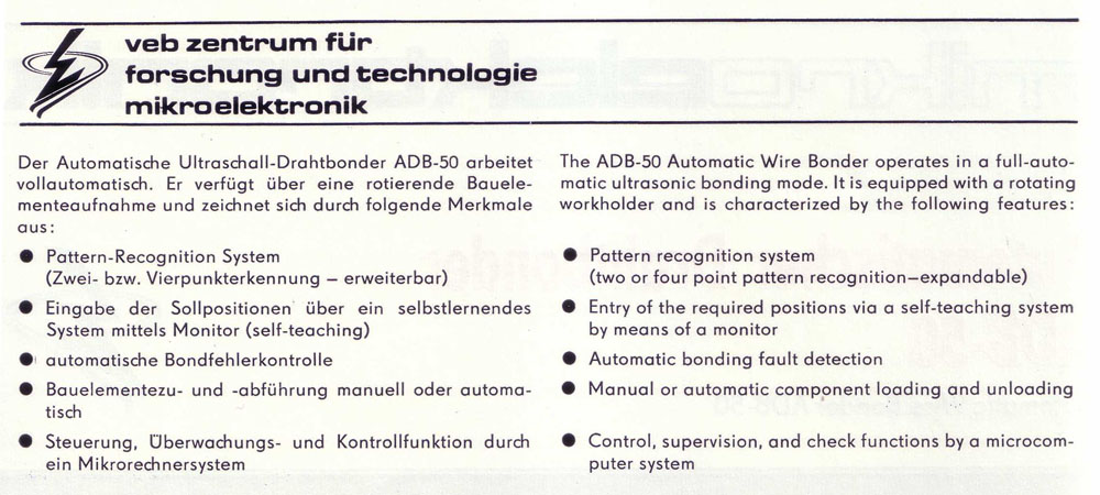 ADB-50 Drahtbonder