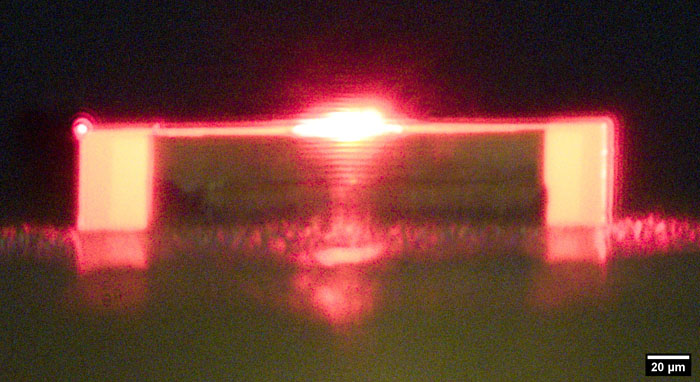 Lasermodul Die Kontaktierung