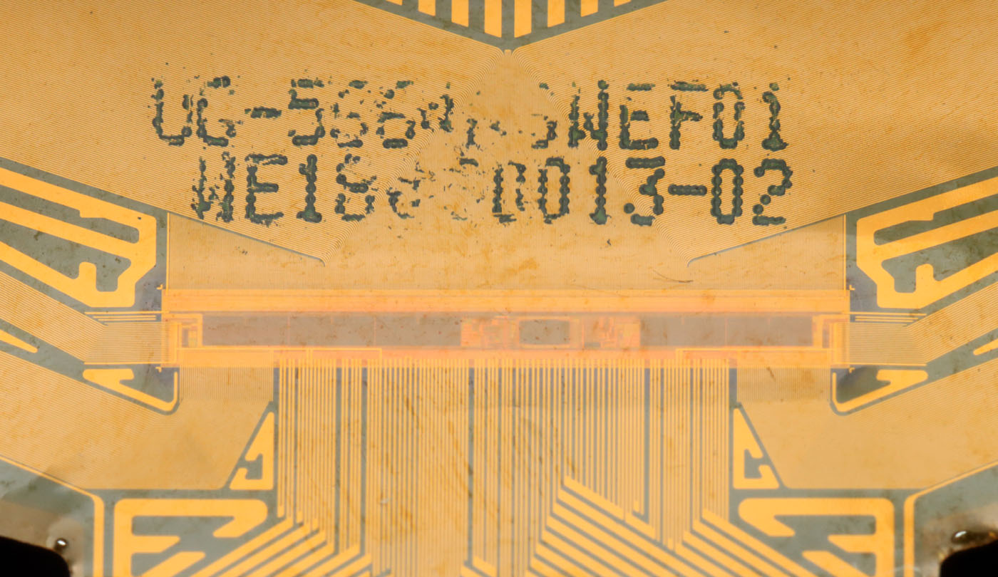 UG-5664ASWEF01 Folienplatine Detail