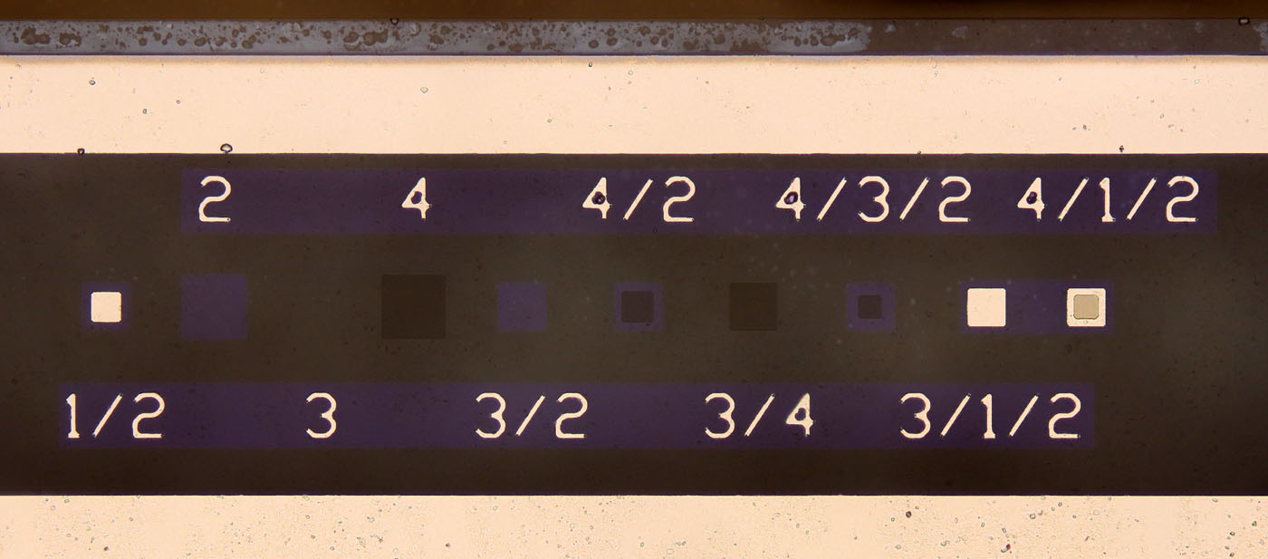 UG-5664ASWEF01 Teststruktur