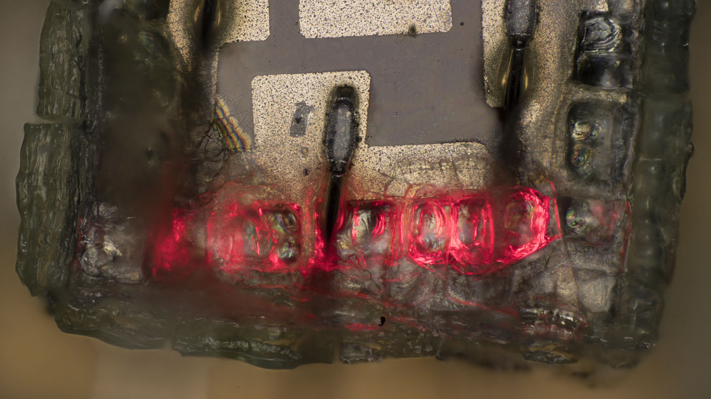 205C LED-Anzeige Die Reaktion Elektrolyt