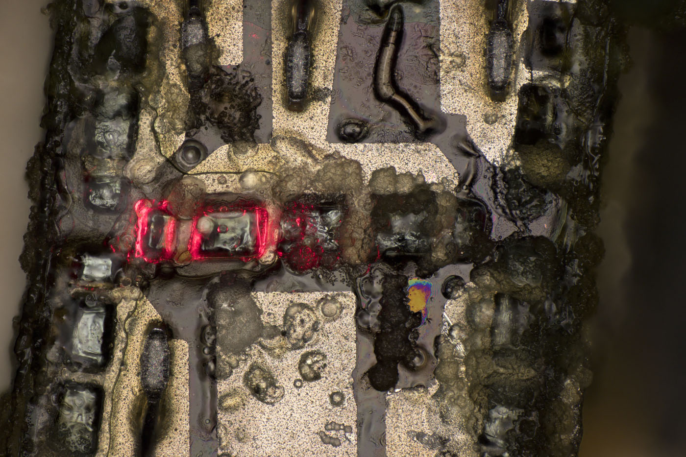 205C LED-Anzeige Die Reaktion Elektrolyt