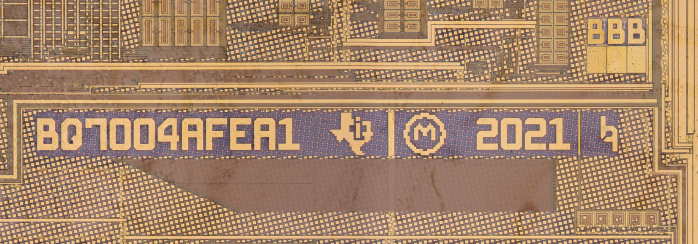 BQ41Z50 AFE Die Detail