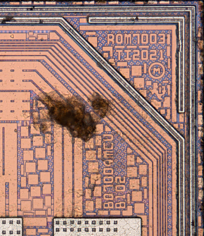 BQ41Z50 Logik Die Detail