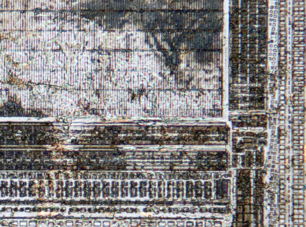 BQ41Z50 Logik Die Substrat Detail