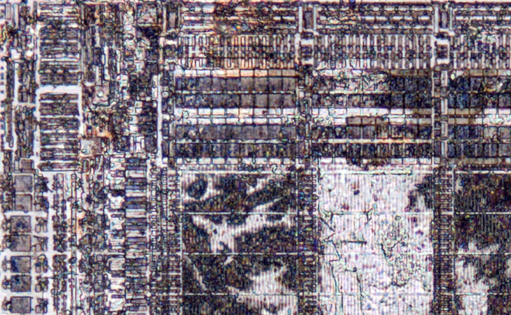 BQ41Z50 Logik Die Substrat Detail