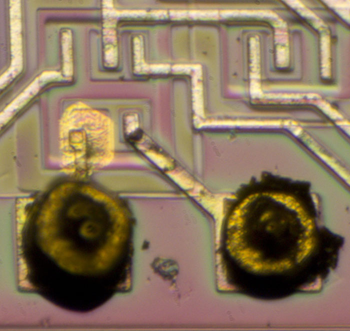 National Semiconductor LM723CN Die Detail