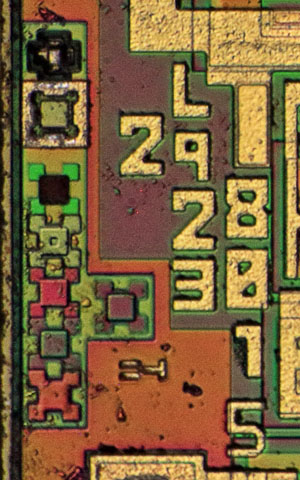 STMicroelectronics LM723CN Die Detail