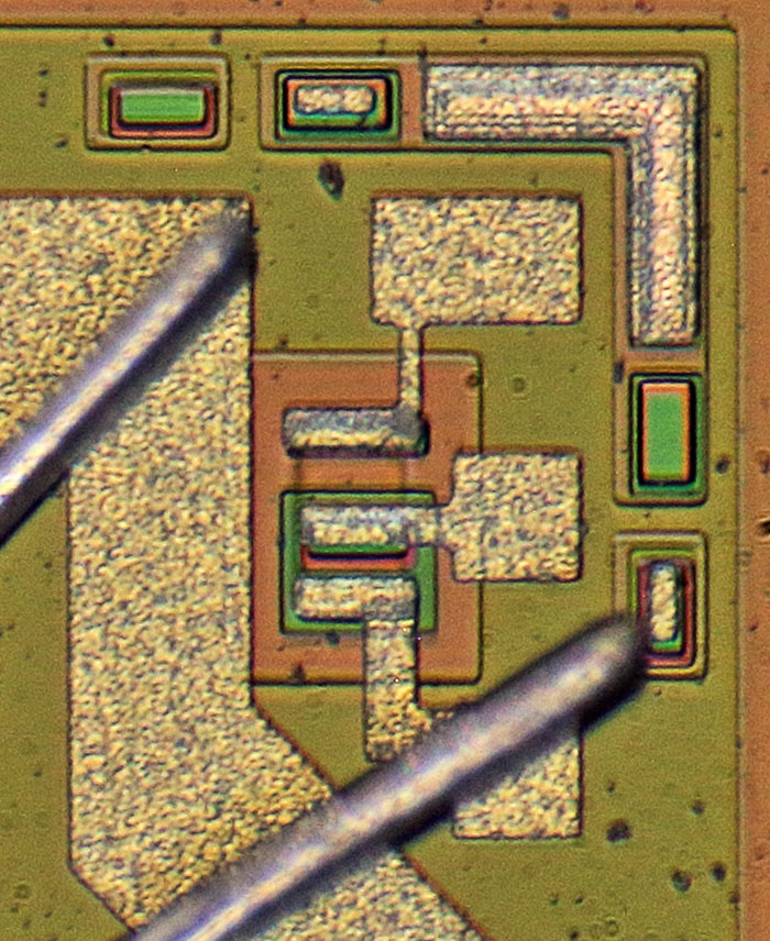 D147C Die Testtransistor