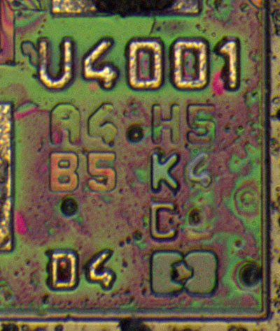 V4001 UWR Die Detail