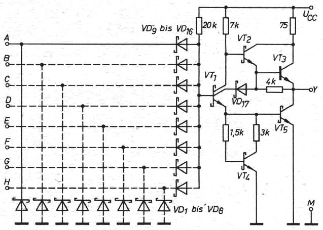 Radio Fernsehen Elektronik NAND-Gatter Schaltplan