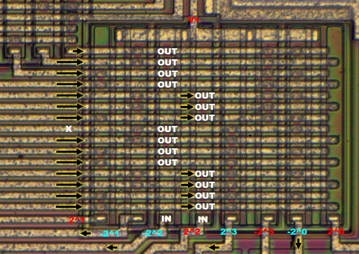 CA3161 Die Decodier-Matrix