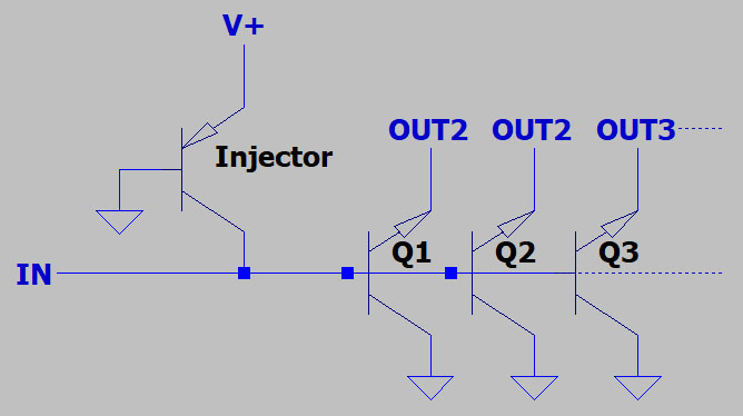 I2L Inverse NPN-Transistoren