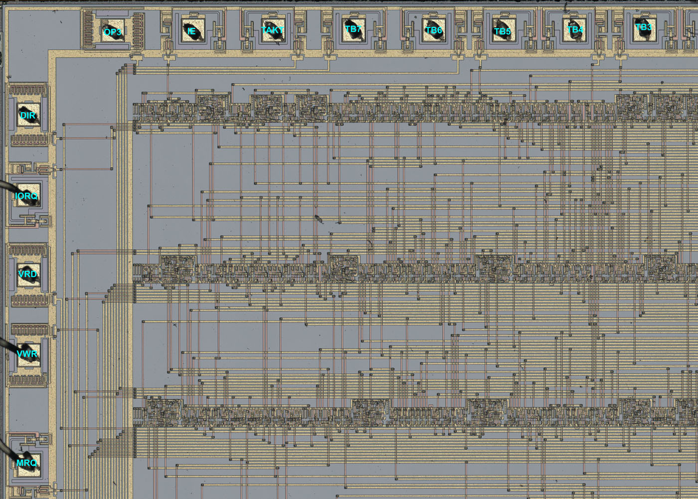 U1525FC007 Die Inkscape Bondpads
