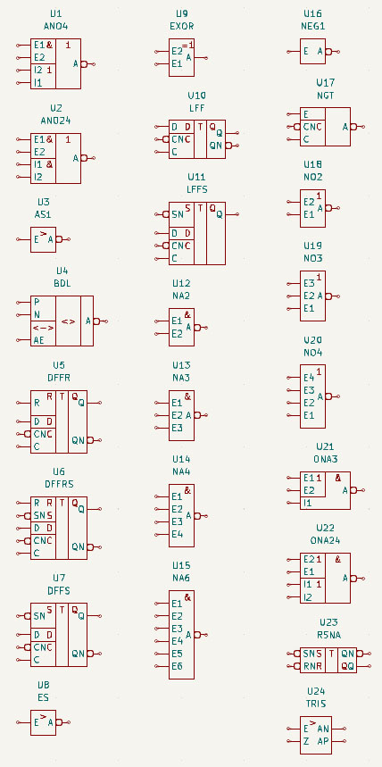 U1525FC007 Gatter KiCad