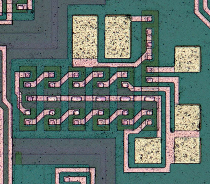 D355 Die Teststruktur