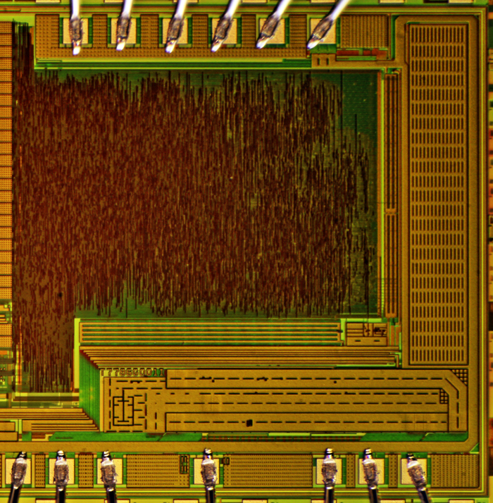 Logitech M705 Sensor Die Detail Gatearray