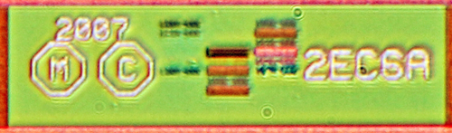 Logitech M500 Avago S7550 Die Detail