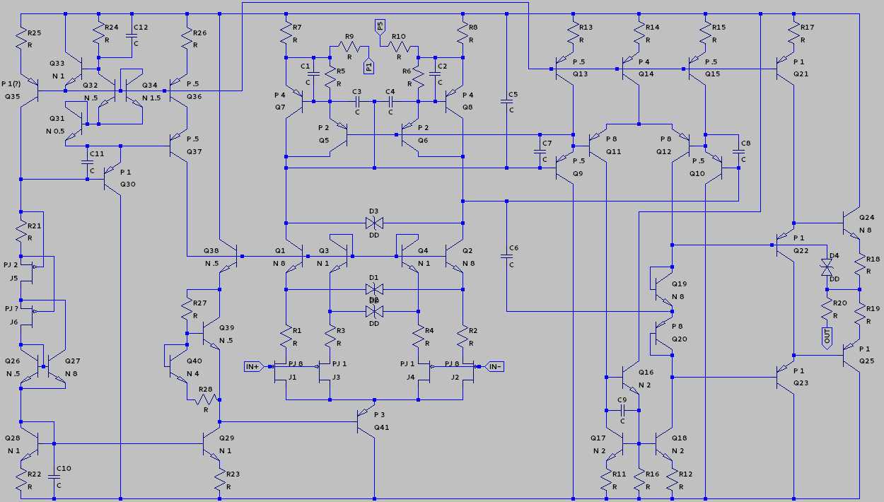 OPA627 Schematic