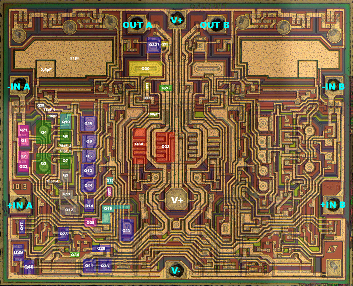 LT1013 Die Analyse