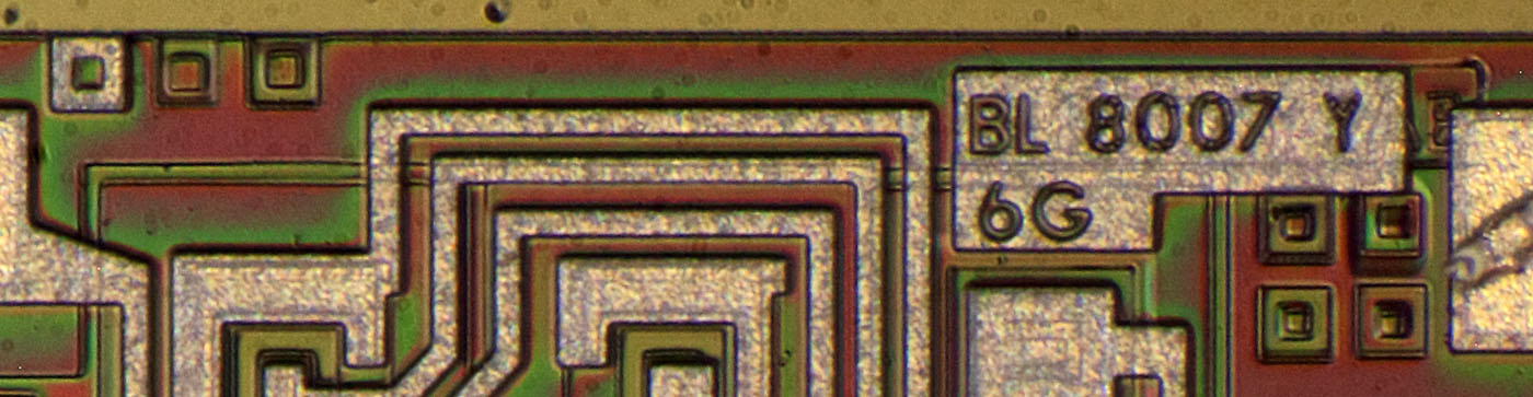 ICL8007 Die Detail