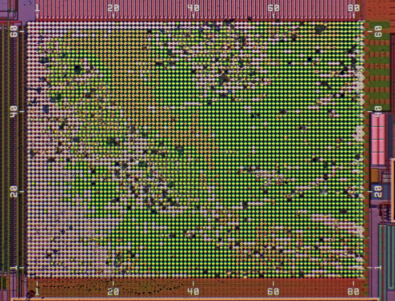 Flir Lepton 2.5 Bildsensor Detail