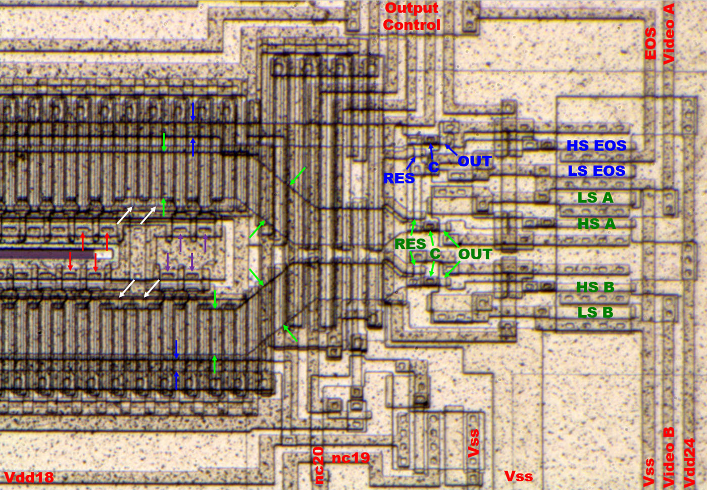 L133C Die Detail