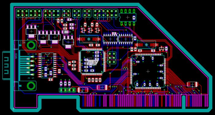 PCI-Karte Layout