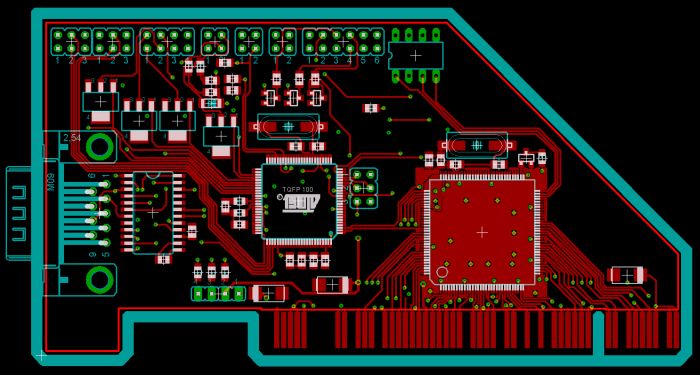 PCI-Karte Layout