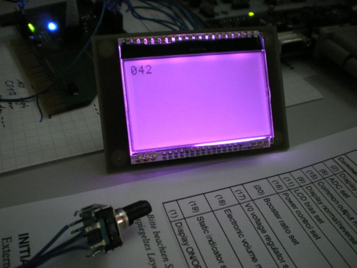 PCI-Karte LCD Drehimpulsgeber