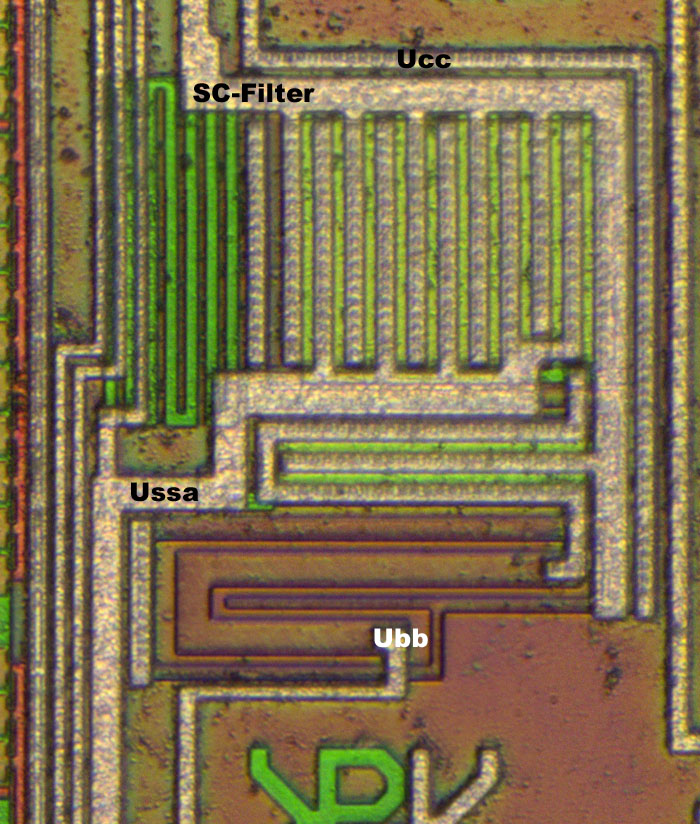 U1001 Die Empfänger SC-Filter Bias