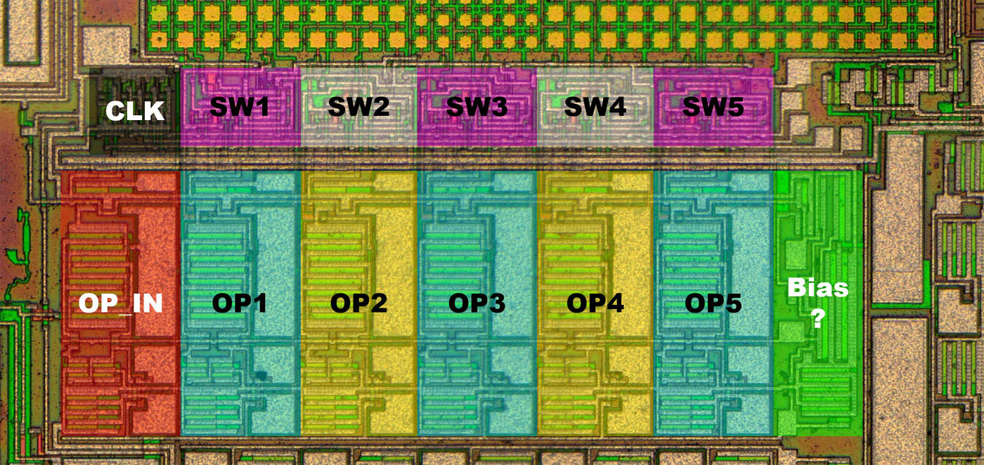 U1001 Die Empfänger SC-Filter Aufbau