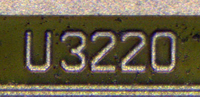 U3220 Die Detail