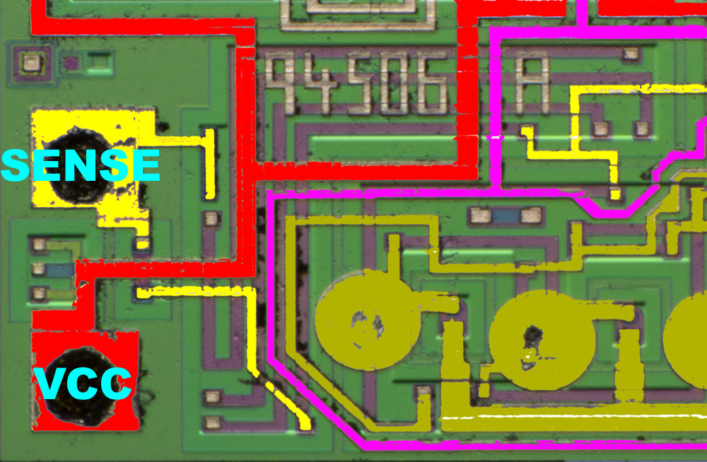 TL7705 Die Analyse Detail